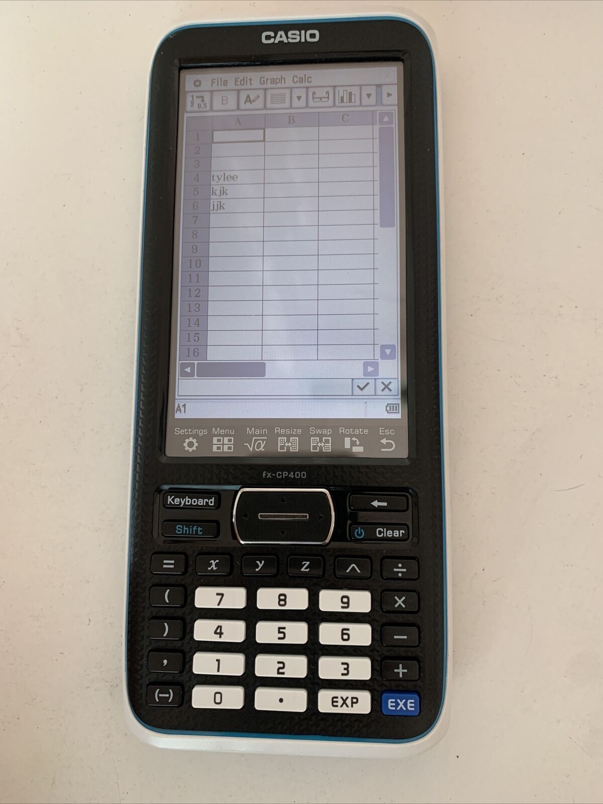 Casio clearance pad 2