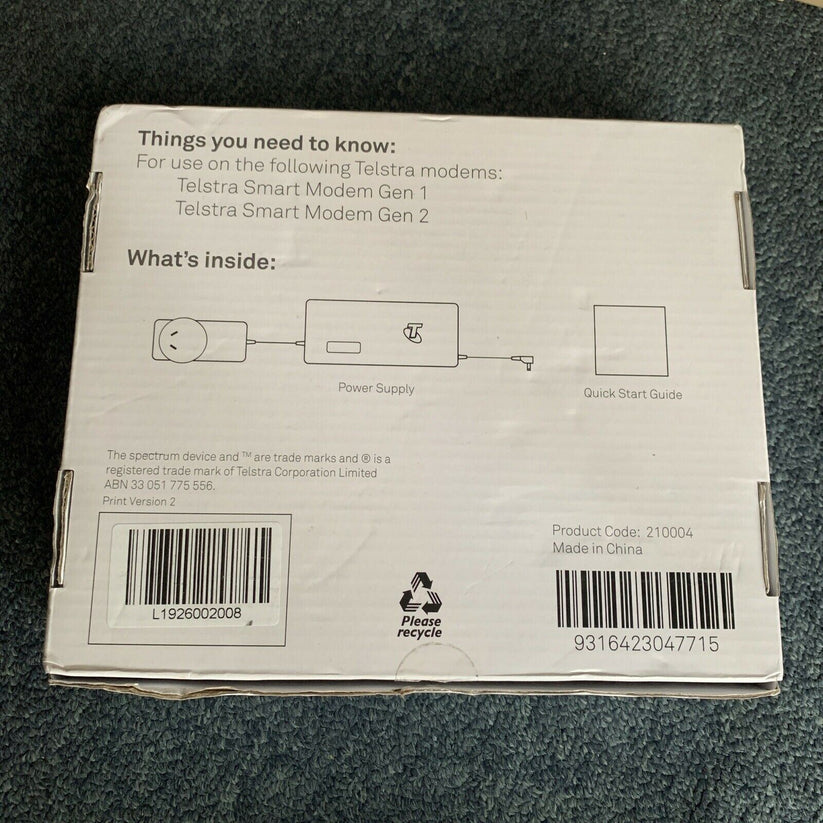 Telstra Uninterruptible Power Supply for Telstra Smart Modems Battery