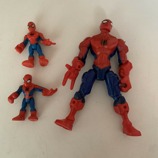 3x Lot Hasbro Spiderman Figurine 2013