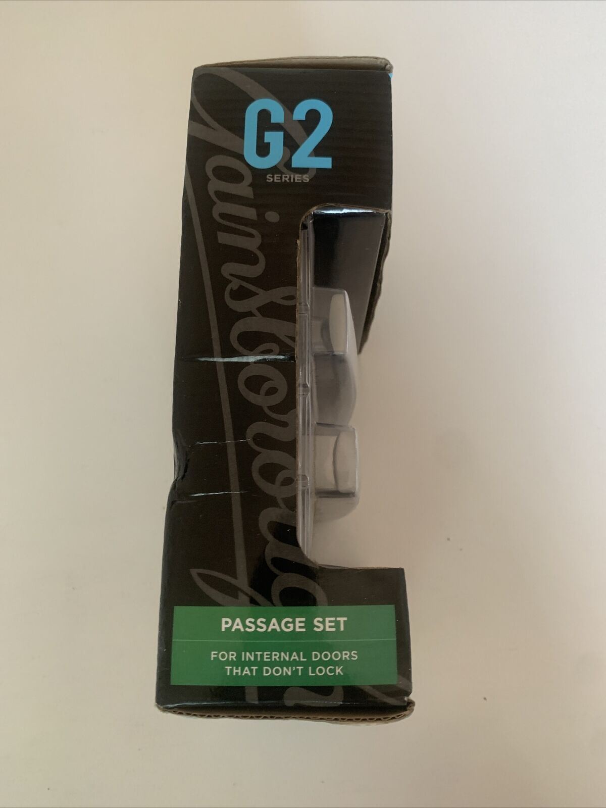 Gainsborough G2 Series Satin Chrome Angular Passage Lever set Retro Unit