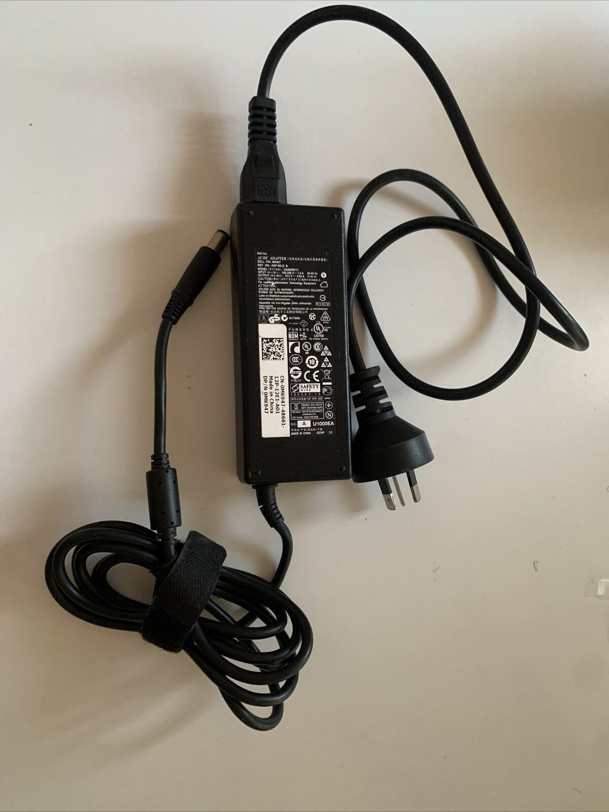 Genuine DELL 90W AC ADAPTER, DP/N: MK947, Model: DA90PM111, 19.5V - 4.62A