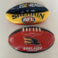2x lot Official Adelaide Crows Sherrin Football Size 3 Footy