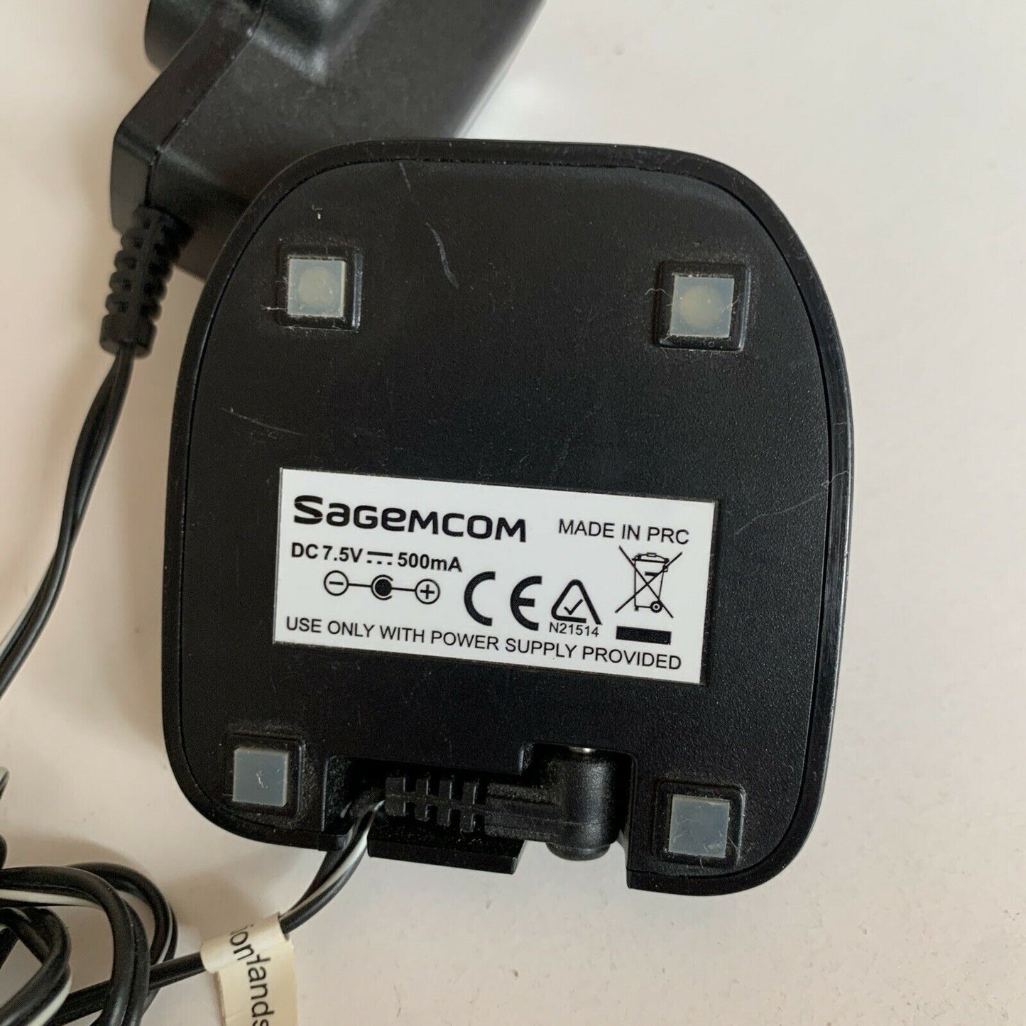 Sagemcom Base Charger & AC Adapter IA5075S 7.5v