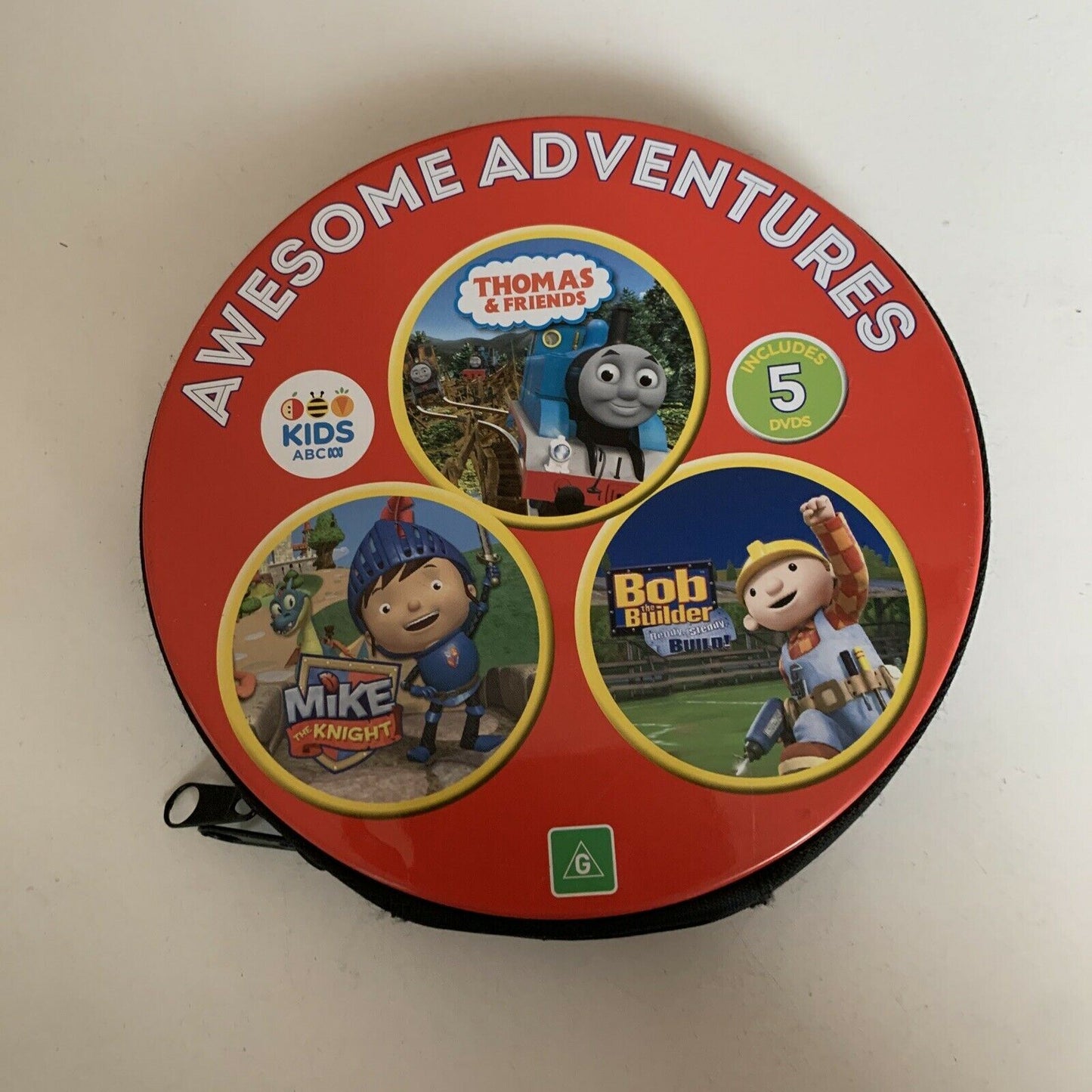 ABC for Kids - Awesome Adventures (DVD, 5-Discs) Thomas & Friends, Bob Builder..