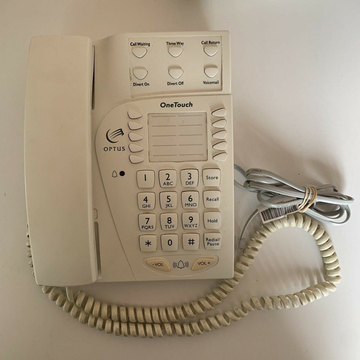 Optus OneTouch 250 Corded Telephone - can be used on any telephone line