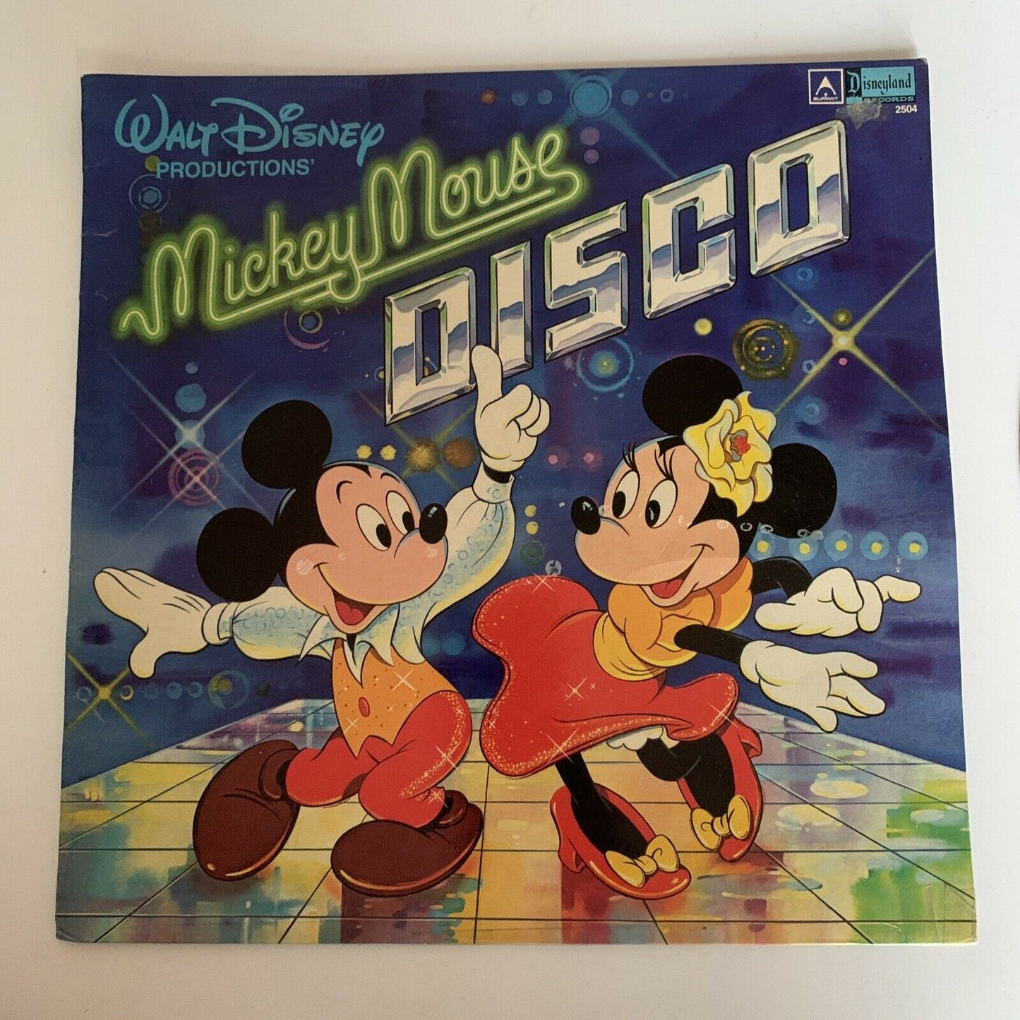 Walt Disney Mickey Mouse Disco Vinyl 1979