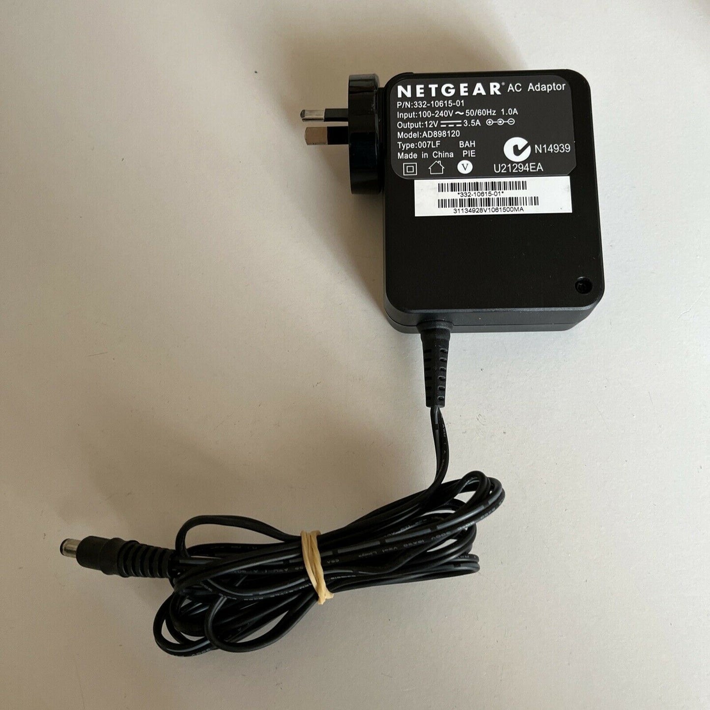 Genuine Netgear AC Adapter 332-10615-01 Power Supply 12V 3.5A