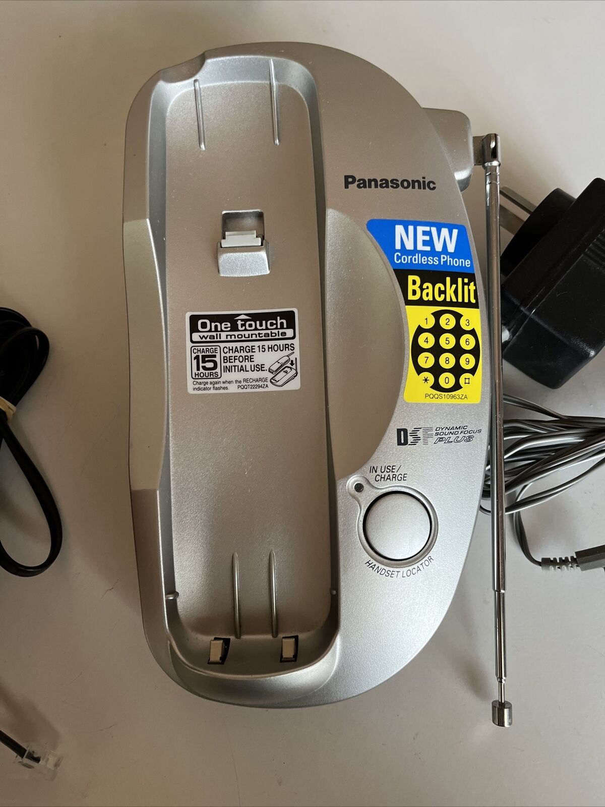 Panasonic KX-TC2000ALS Base Charger & AC Adapter PQLV16AL 12V