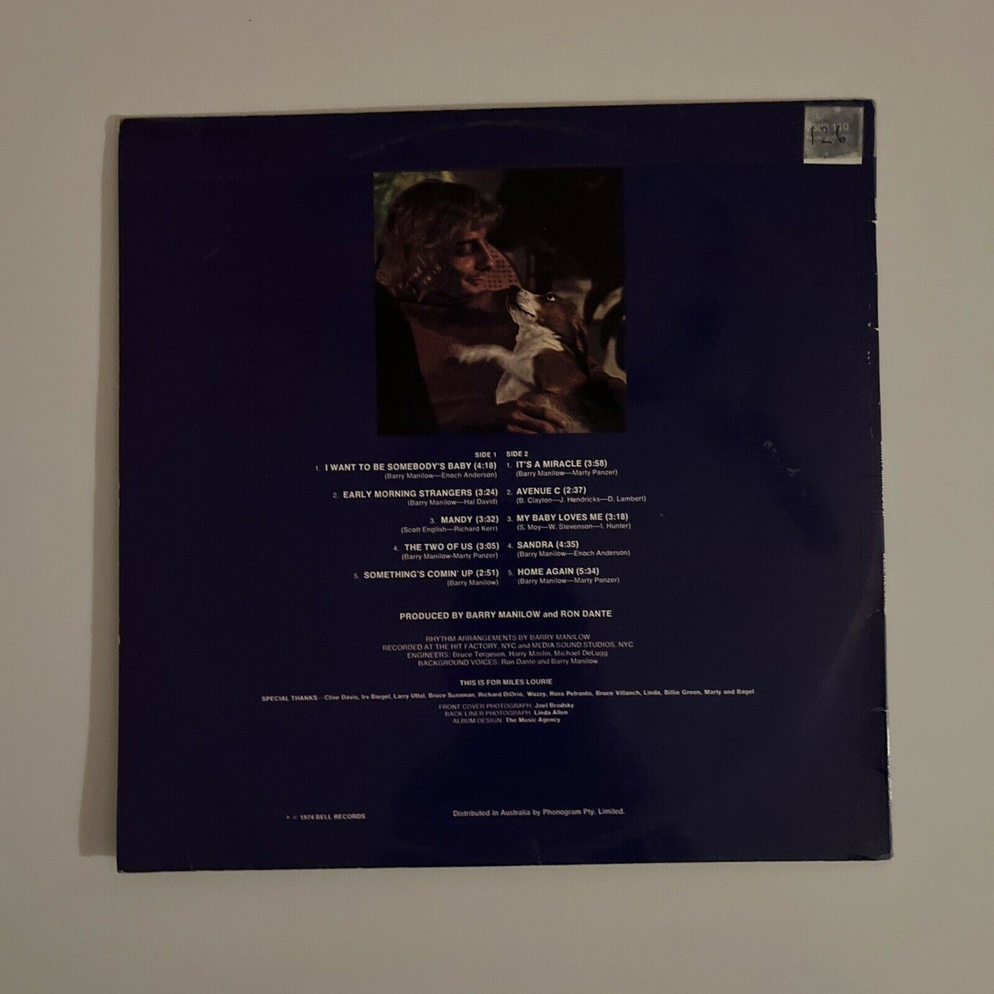 Barry Manilow II Vinyl 1974
