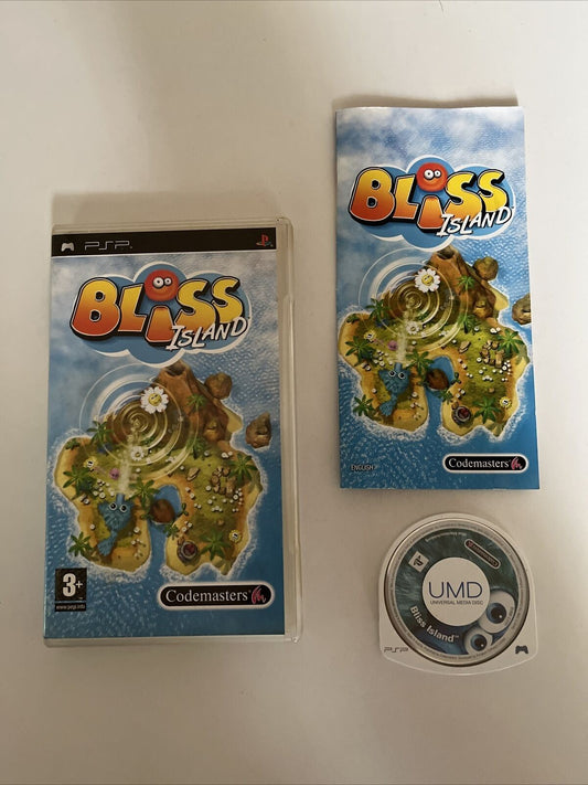 Bliss Island - PSP Sony PlayStation Portable Game with Manual