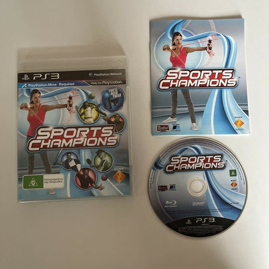 Sports Champions - Playstation PS3 Game + Manual