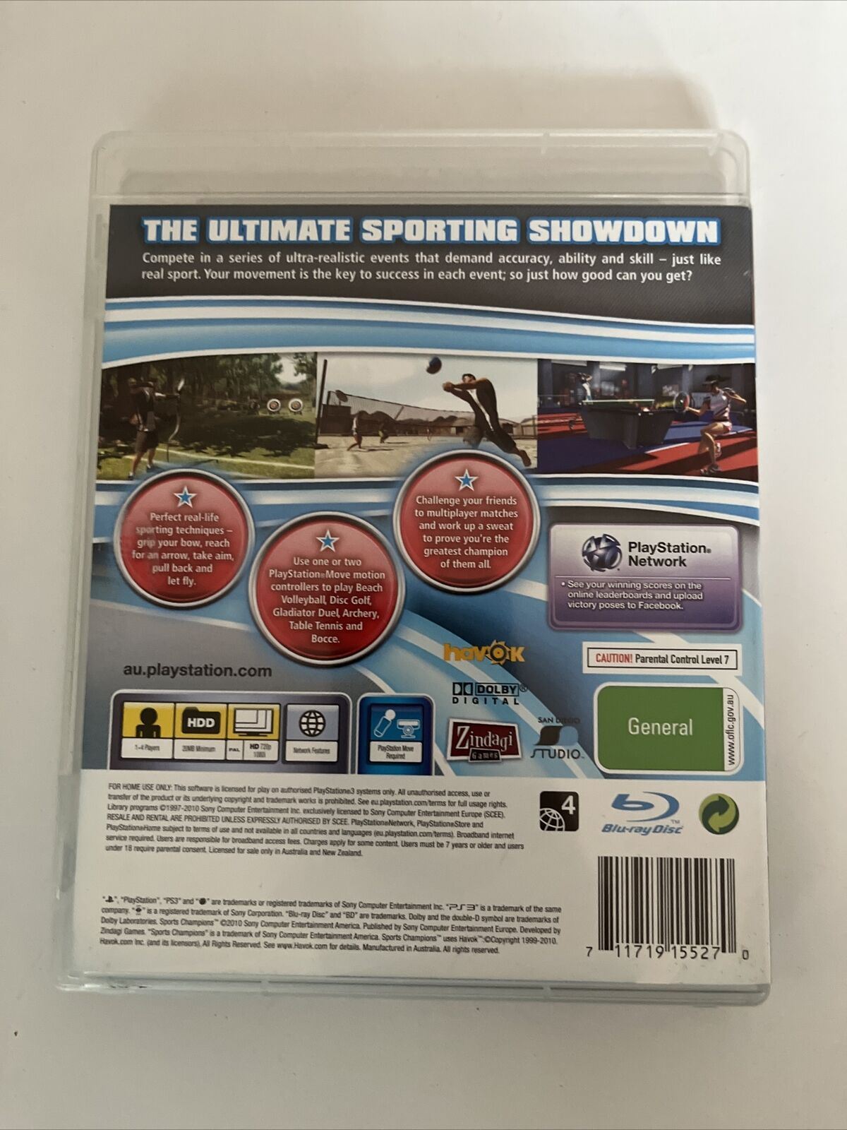 Sports Champions - Playstation PS3 Game + Manual