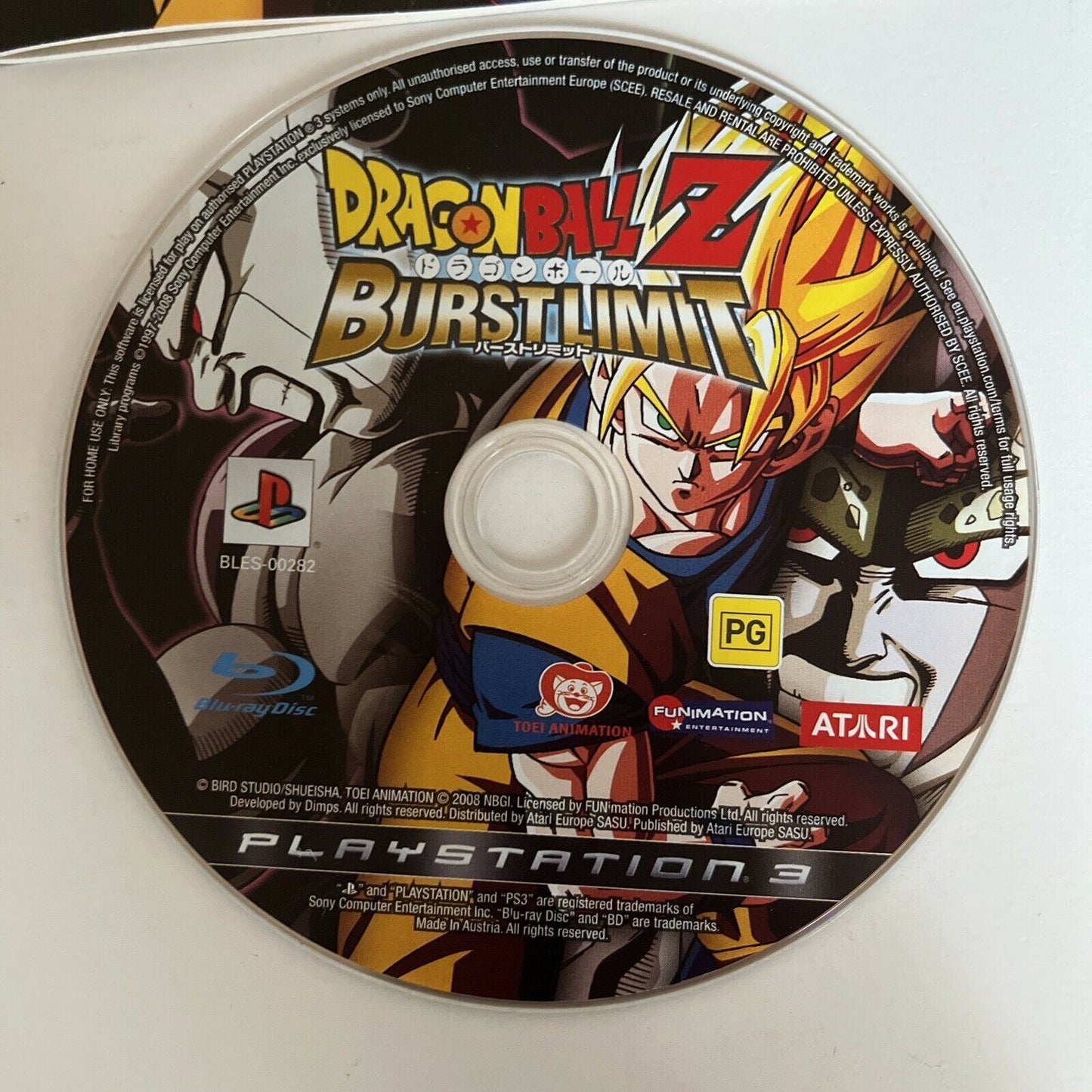 Dragon Ball Z: Burst Limit for Sony PS3 / PlayStation 3