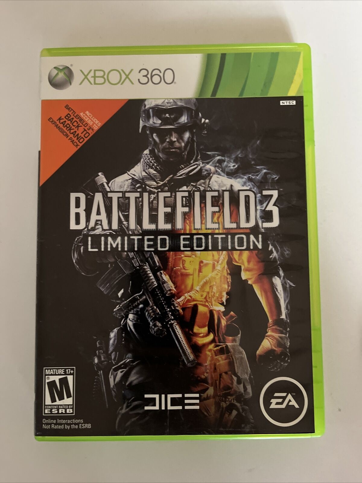 Battlefield 3  - Microsoft Xbox 360 Kinect NTSC-J