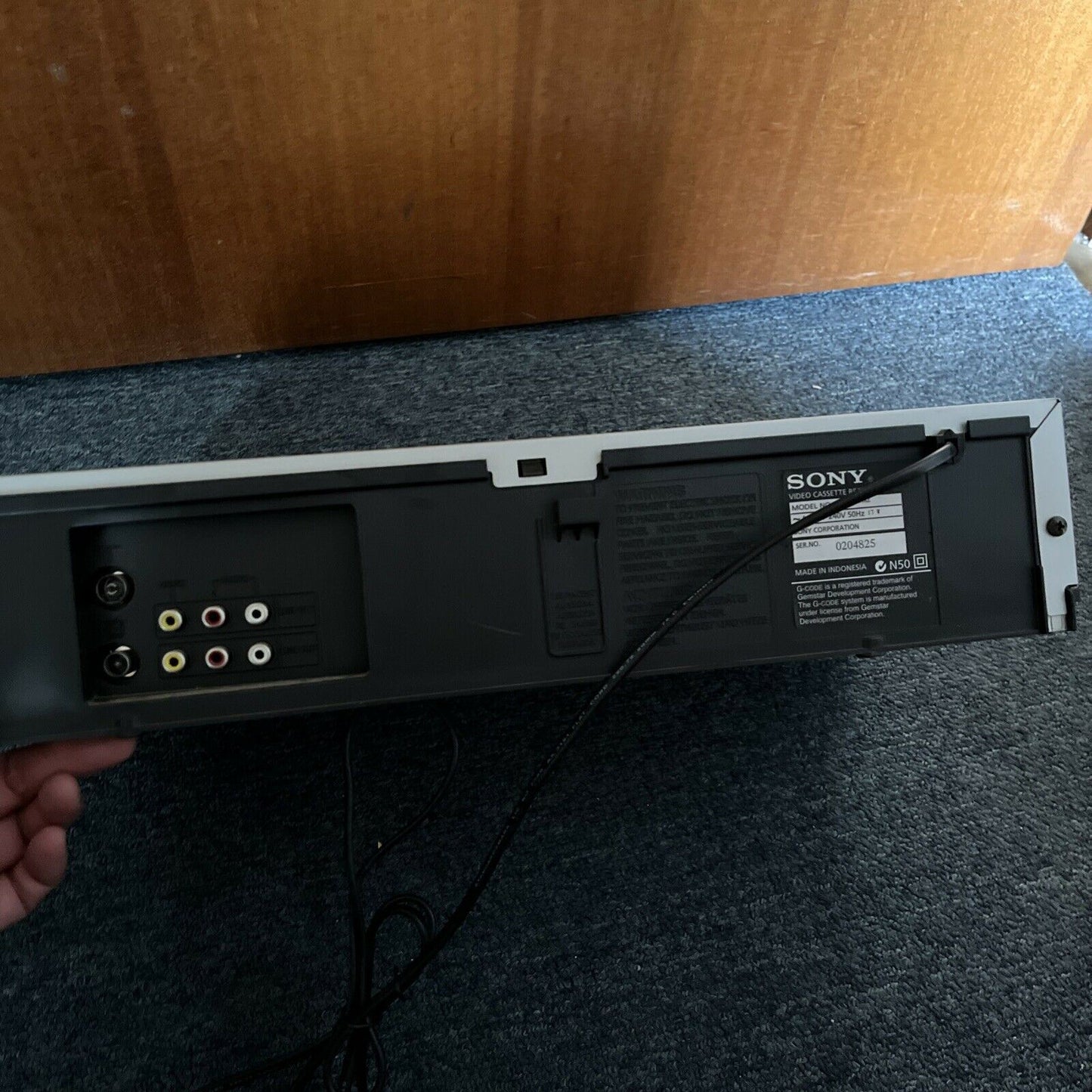 Sony SLV-EZ727 VCR VHS Video Cassette Recorder Player 6-Head - Tested & Working