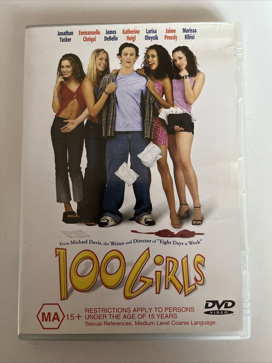 100 Girls (DVD, 2000) Jonathan Tucker, Emmanuelle Chriqui. Region 4
