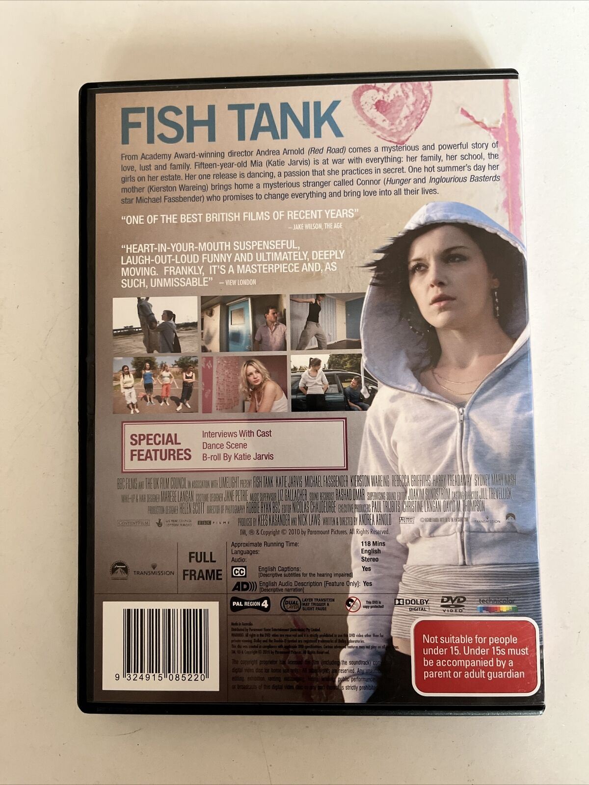 Fish Tank (DVD, 2009) Katie Jarvis, Rebecca Griffiths, Carrie-Ann Savi –  Retro Unit