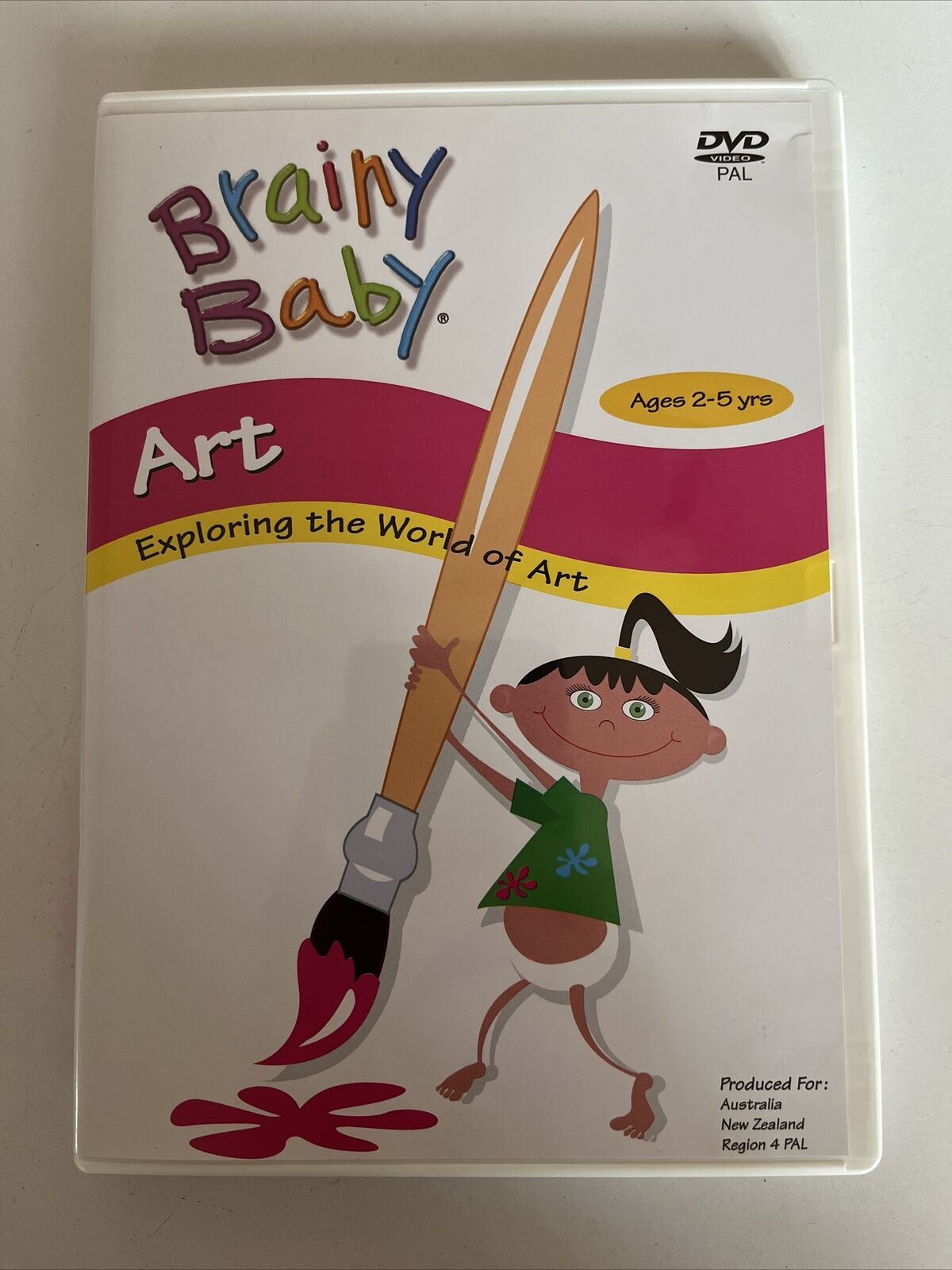 Brainy Baby: Art - Exploring the World of Art - Ages 2-5 Years (DVD) Early Learn