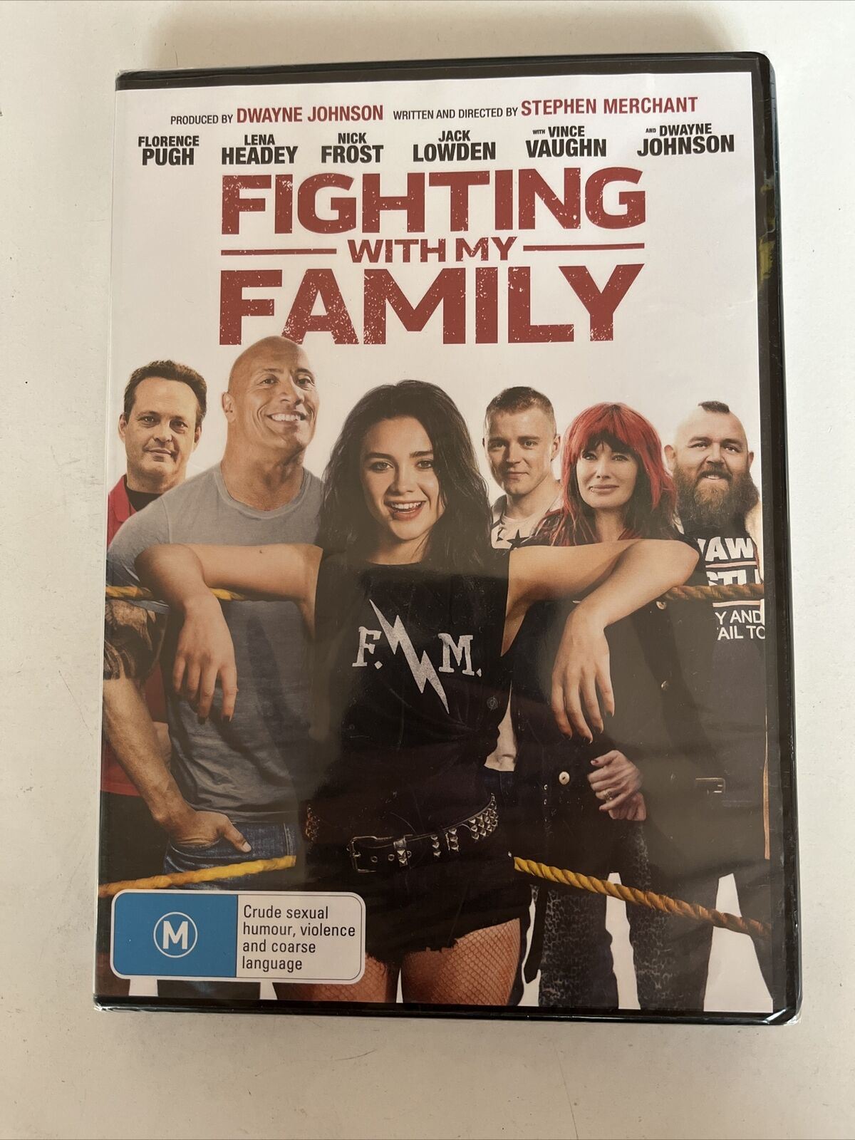 *New Sealed* Fighting With My Family (DVD, 2019) Dwayne Johnson, Lena Hedley