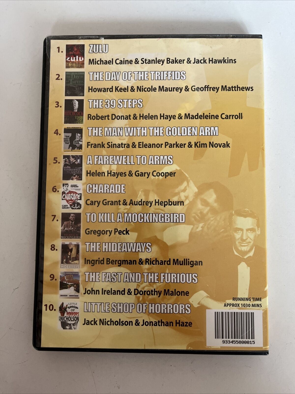 10 All Time Classic Movies (DVD) The 39 Steps, Zulu, Little Shop of Horrors...