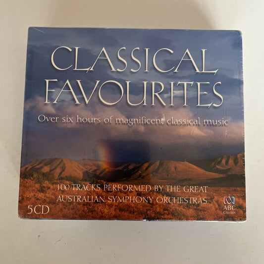 *New Sealed* ABC Classics: Classical Favourites: 110 Tracks (CD, 5-Disc Set)