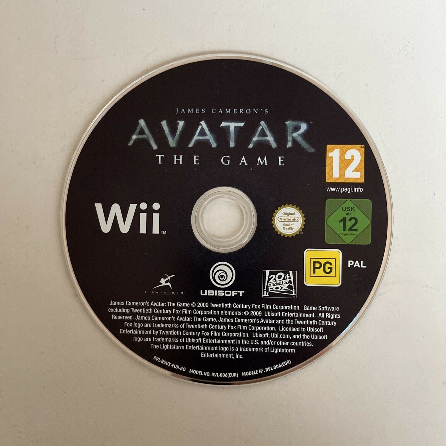 James Cameron’s Avatar The Game - Nintendo Wii Game 2009 PAL Game with Manual