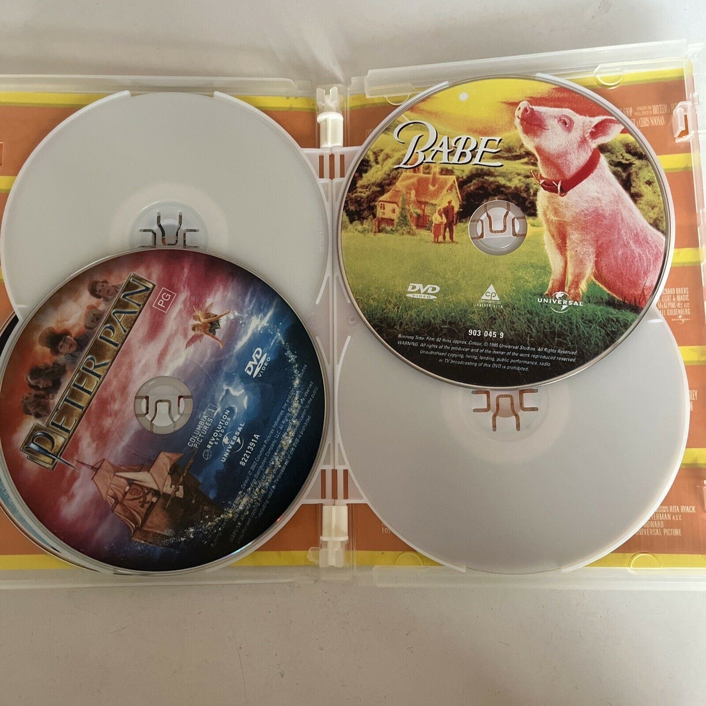 Babe / Casper / Peter Pan / Thunderbirds / The Grinch (DVD, 5-Disc) Region 4