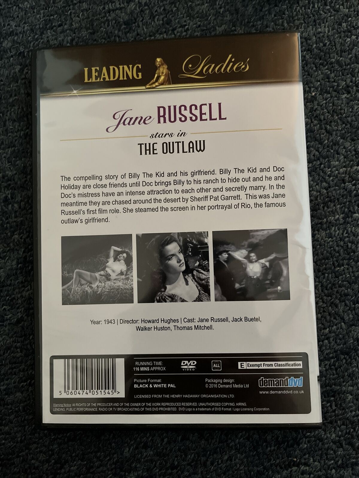 Leading Ladies: The Outlaw, Stage Door Canteen, Rain, Of Human Bondage (DVD)