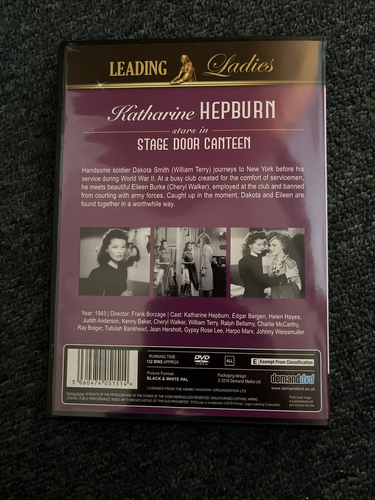 Leading Ladies: The Outlaw, Stage Door Canteen, Rain, Of Human Bondage (DVD)