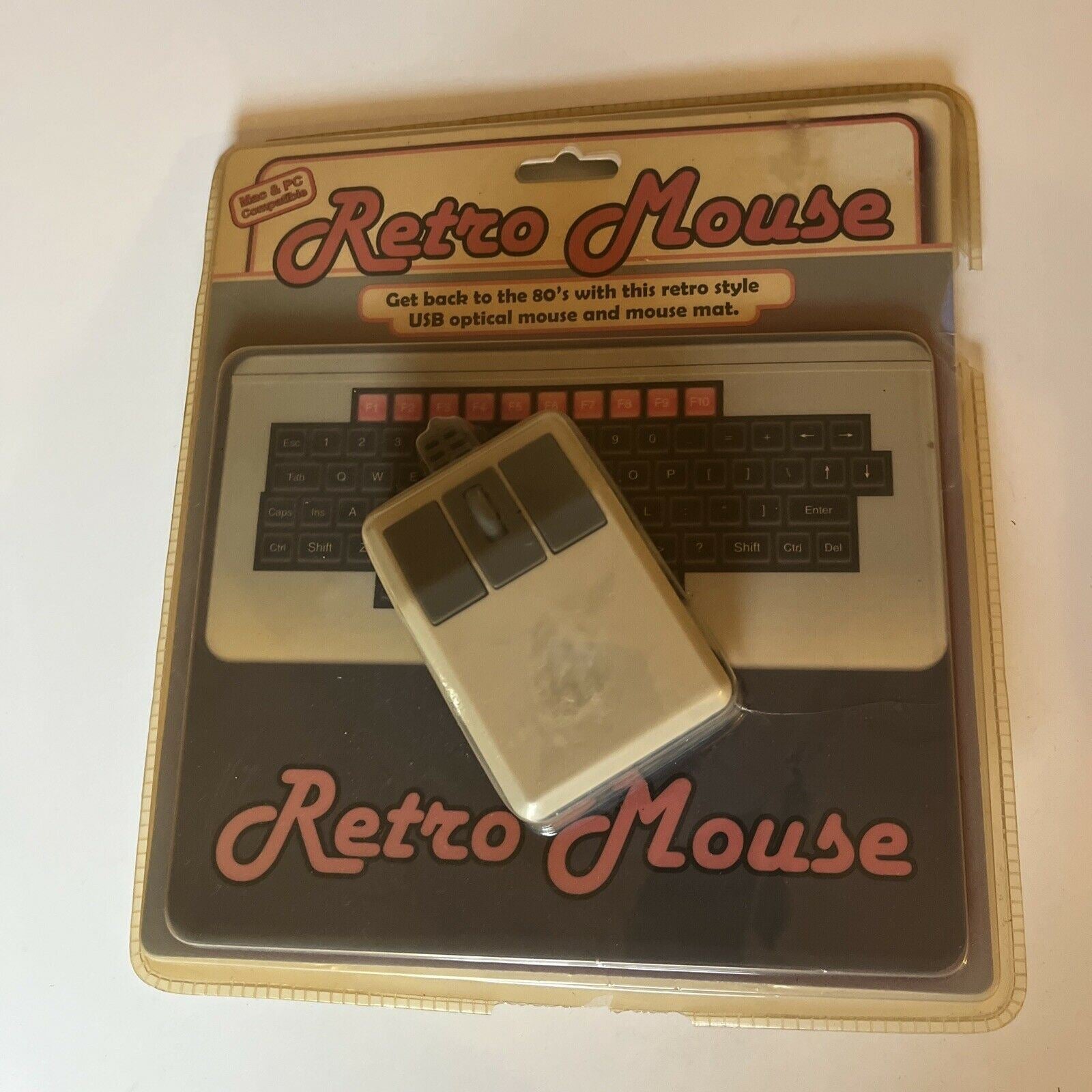 Retro Mouse 3-Buttons, Scroll Wheel USB for PC or MAC – Retro Unit