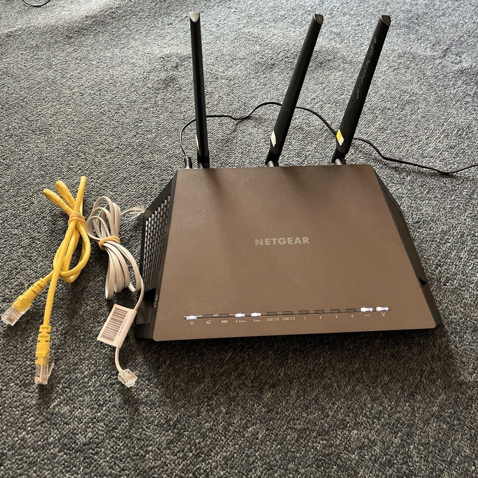 Netgear Router Vsat Netgear D7000v2 Nighthawk Dual-Band AC1900 WiFi VDSL/ADSL Modem Router ...