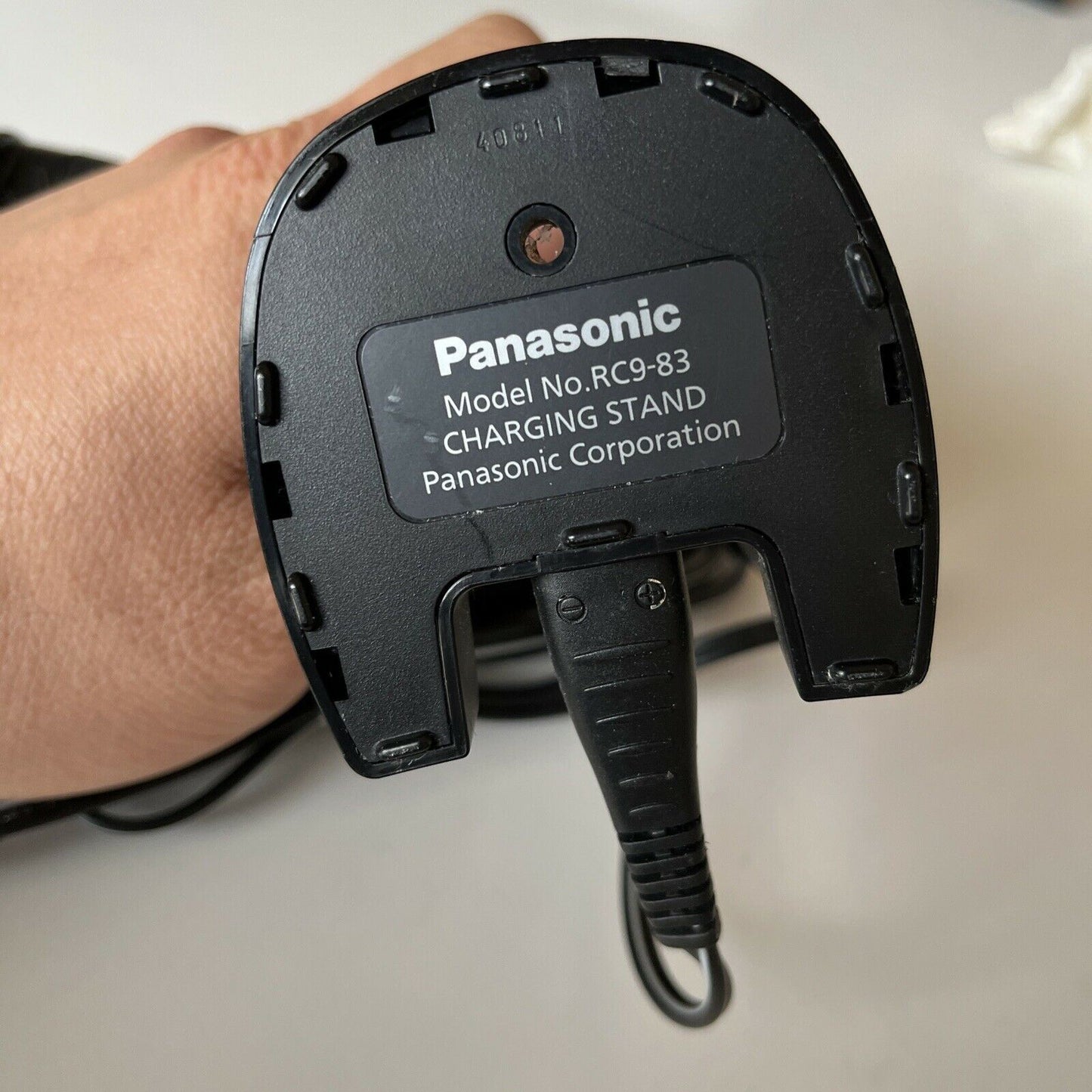 Genuine Panasonic Electric Shaver Charging Stand RC9-83 & AC Adapter RE7-59