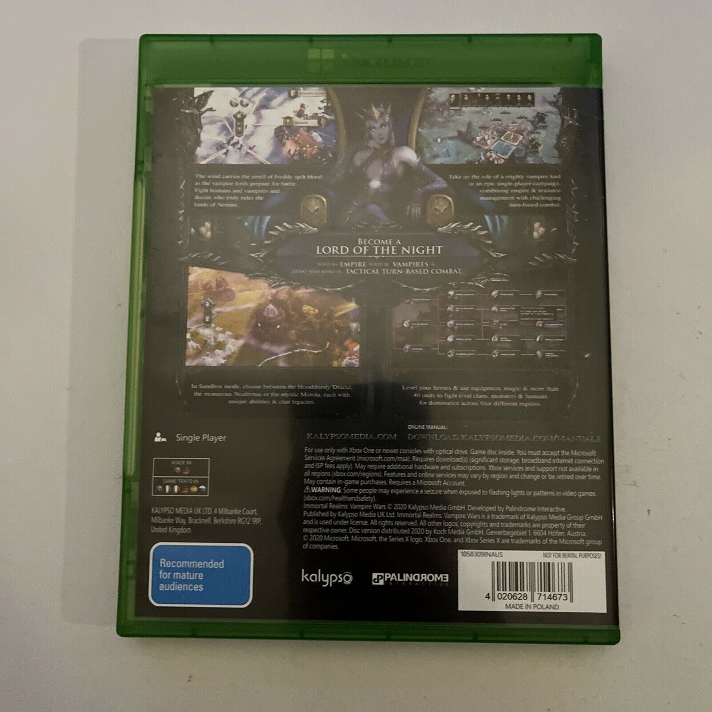 Immortal Realms Vampire Wars - Microsoft Xbox One / Series X