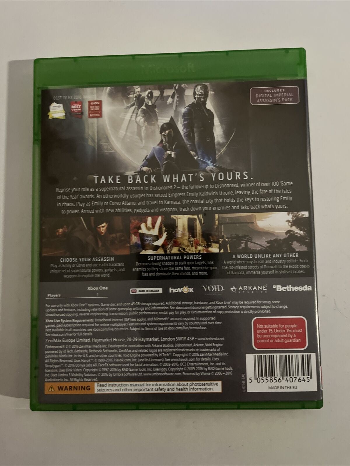 Dishonored 2 - Microsoft Xbox One