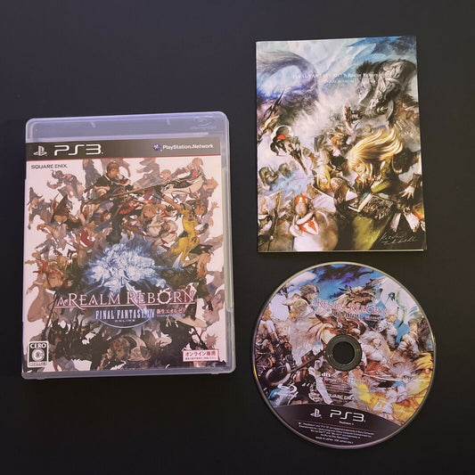 Final Fantasy XIV: A Realm Reborn - PlayStation 3 PS3 Japan Game