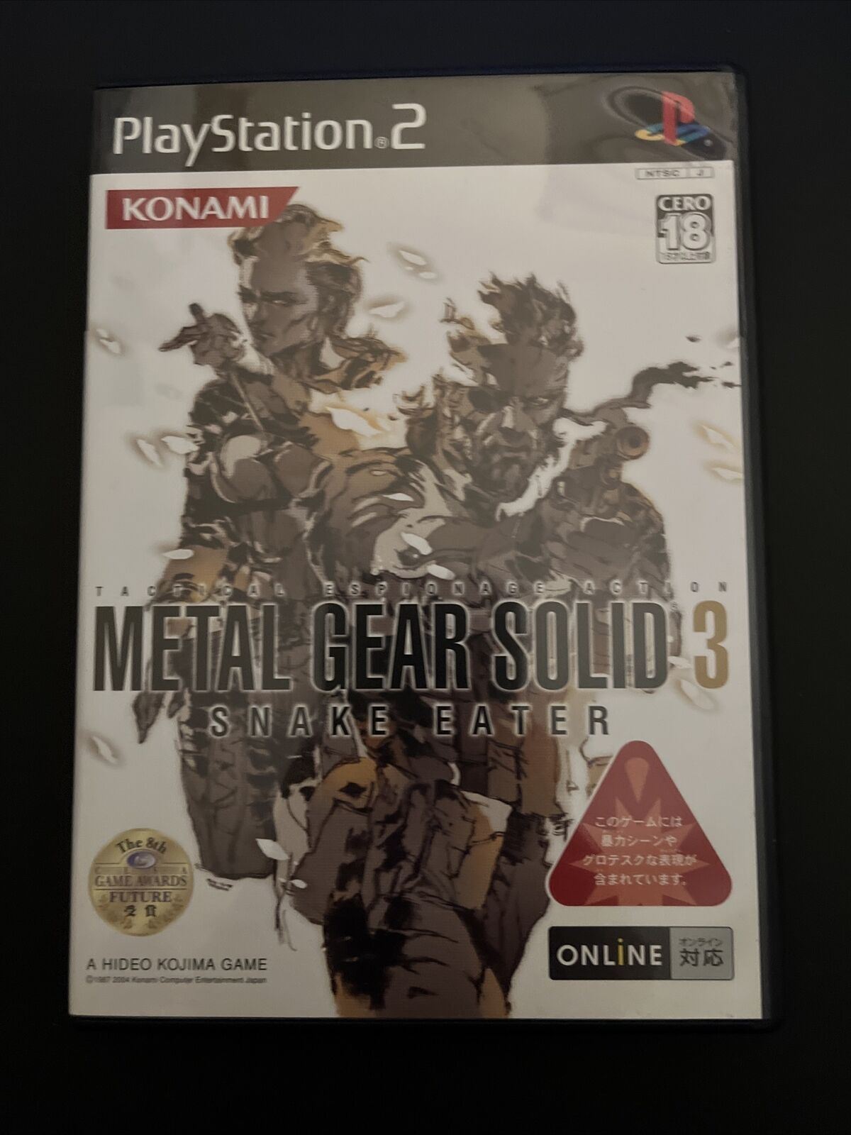 Metal Gear Solid 3: Snake Eater - PlayStation PS2 NTSC-J Japan Game