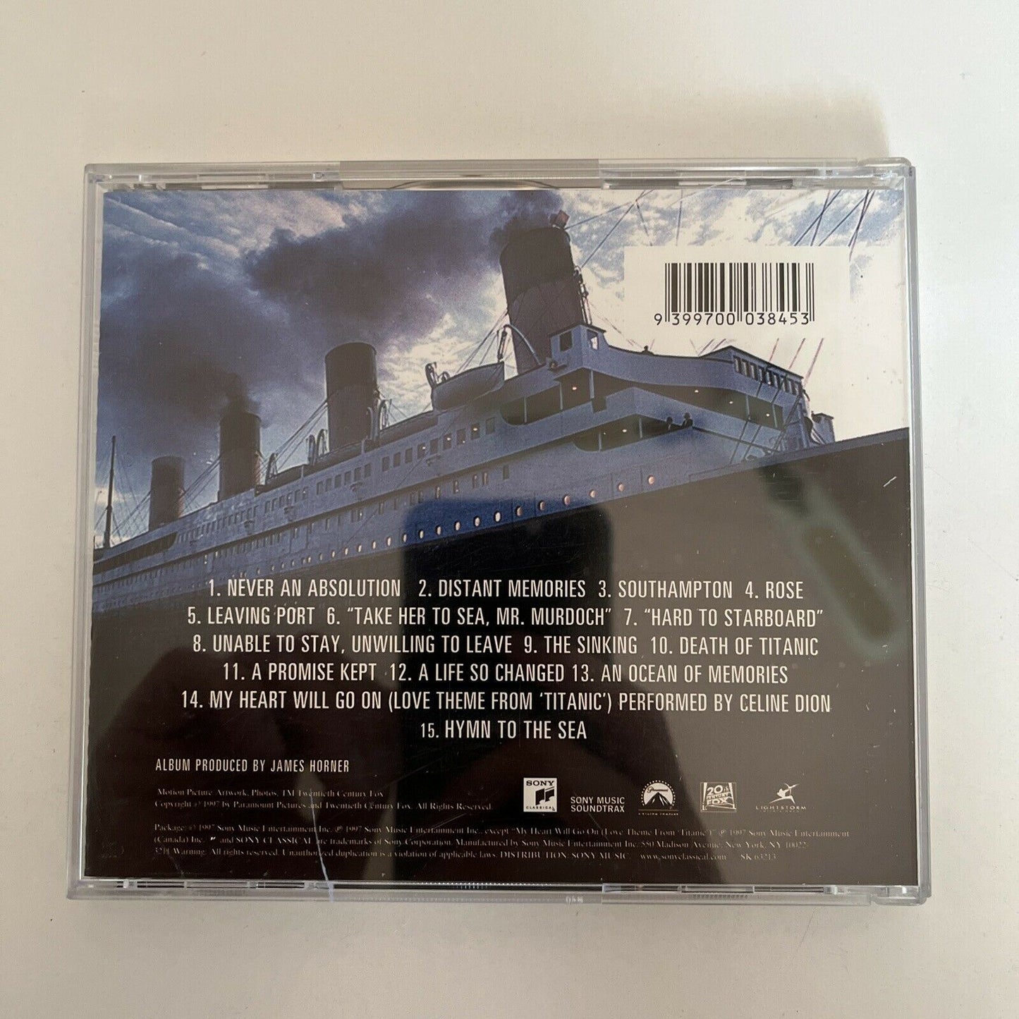 Titanic: Music From The Motion Picture by James Horner (CD, 1997, Sony Music)