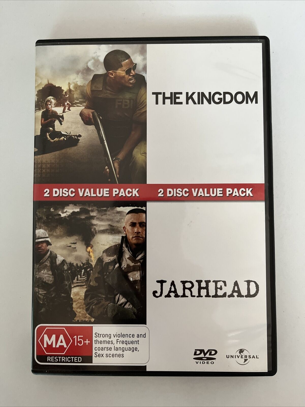 The Kingdom  / Jarhead (DVD, 2-Disc) Jamie Foxx, Jake Gyllenhaal. Region 4