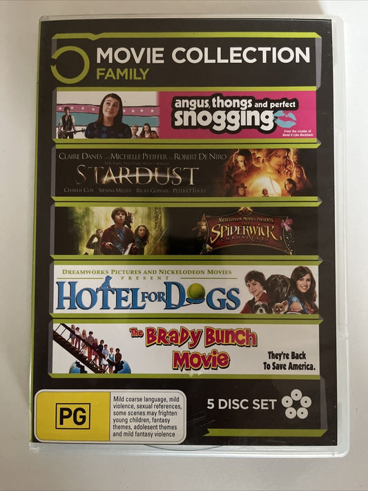 Angus, Thongs Perfect Snogging / Hotel for Dogs / Stardust / The Brady Bunch DVD