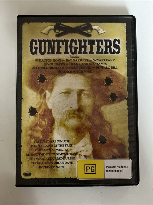 Gun Fighters (DVD) Wyatt Earp, Billy the Kid, Buffalo Bill & more Documentary