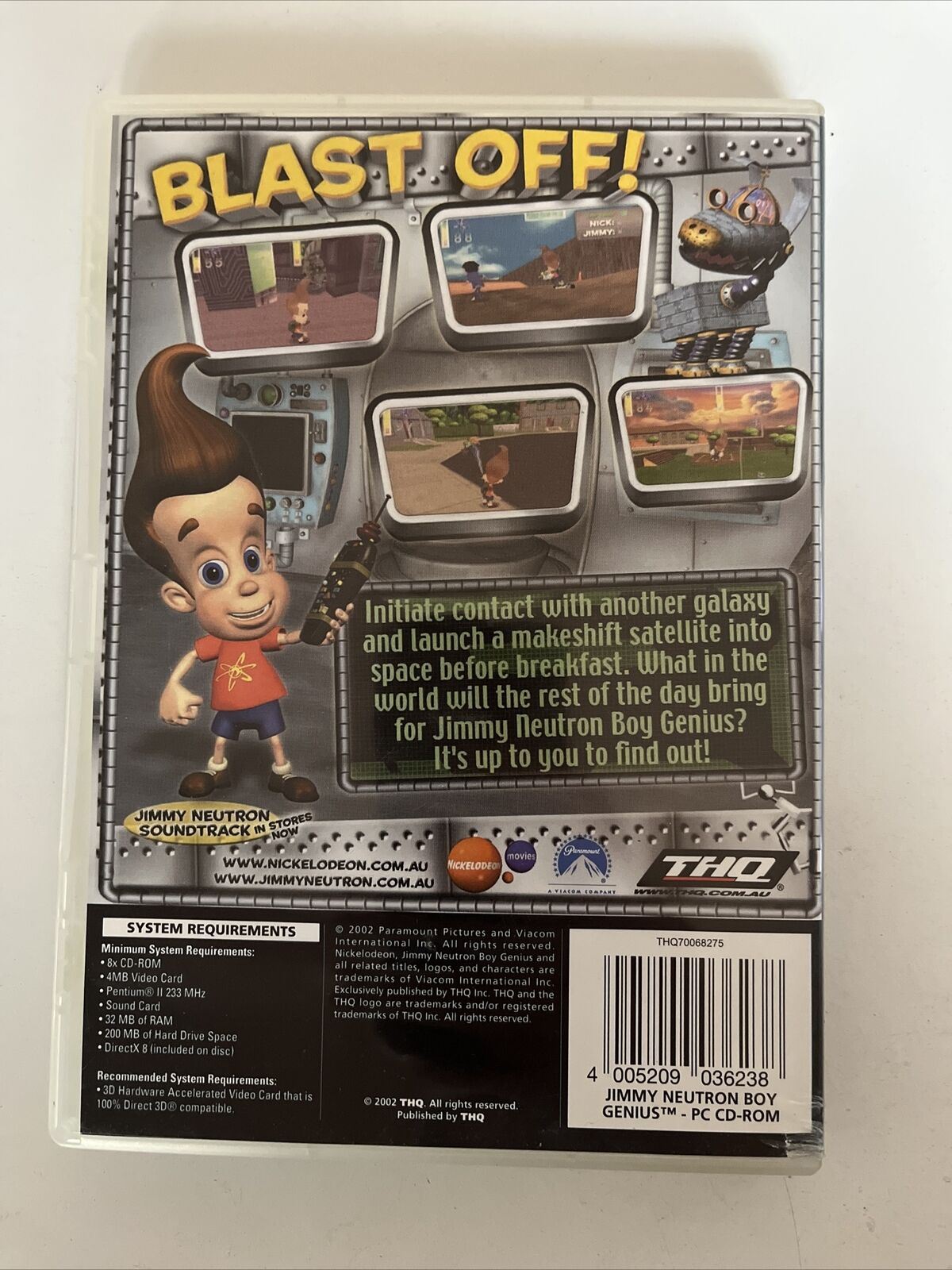 Jimmy Neutron Boy Genius - PC Windows Game