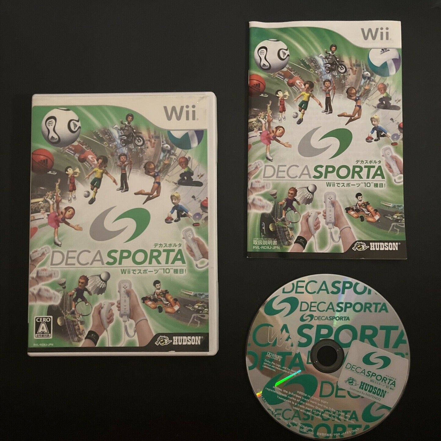 DECA Sporta - Nintendo Wii NTSC-J Japan Mixed Sports  Game