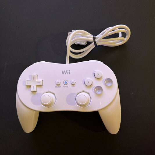 Genuine Official Nintendo Wii White Classic Controller Pro RVL-005