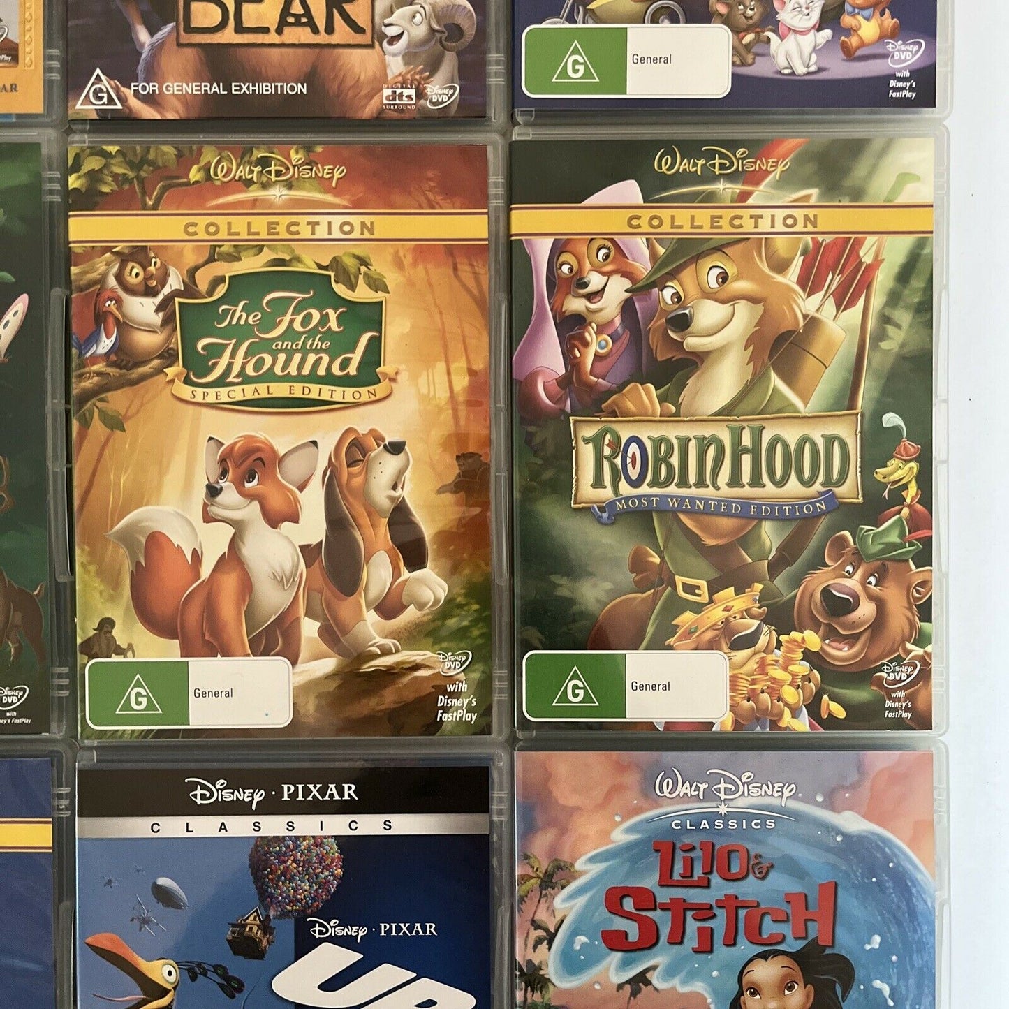 12x Lot Disney Movies DVD: Dumbo, Bambi, Up, Atlantis, Aristocats, Snow White...