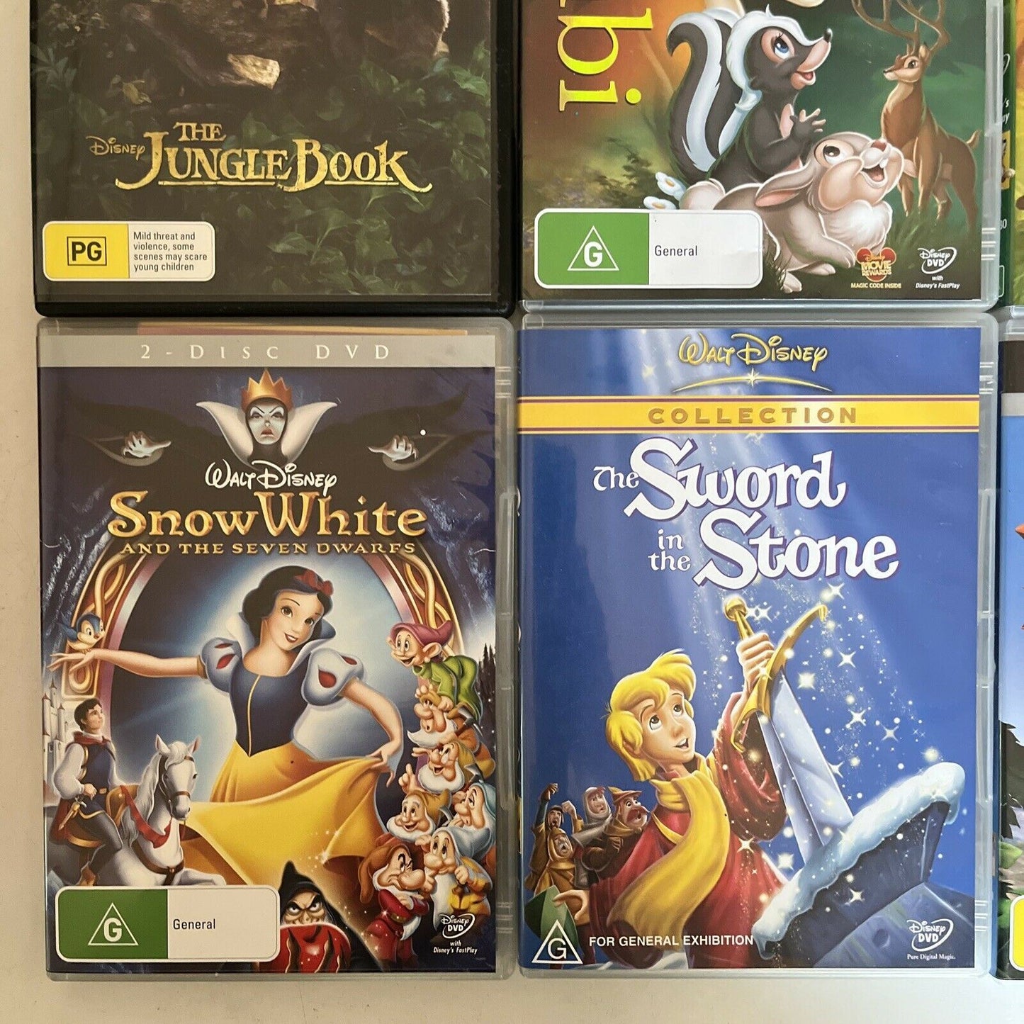 12x Lot Disney Movies DVD: Dumbo, Bambi, Up, Atlantis, Aristocats, Snow White...