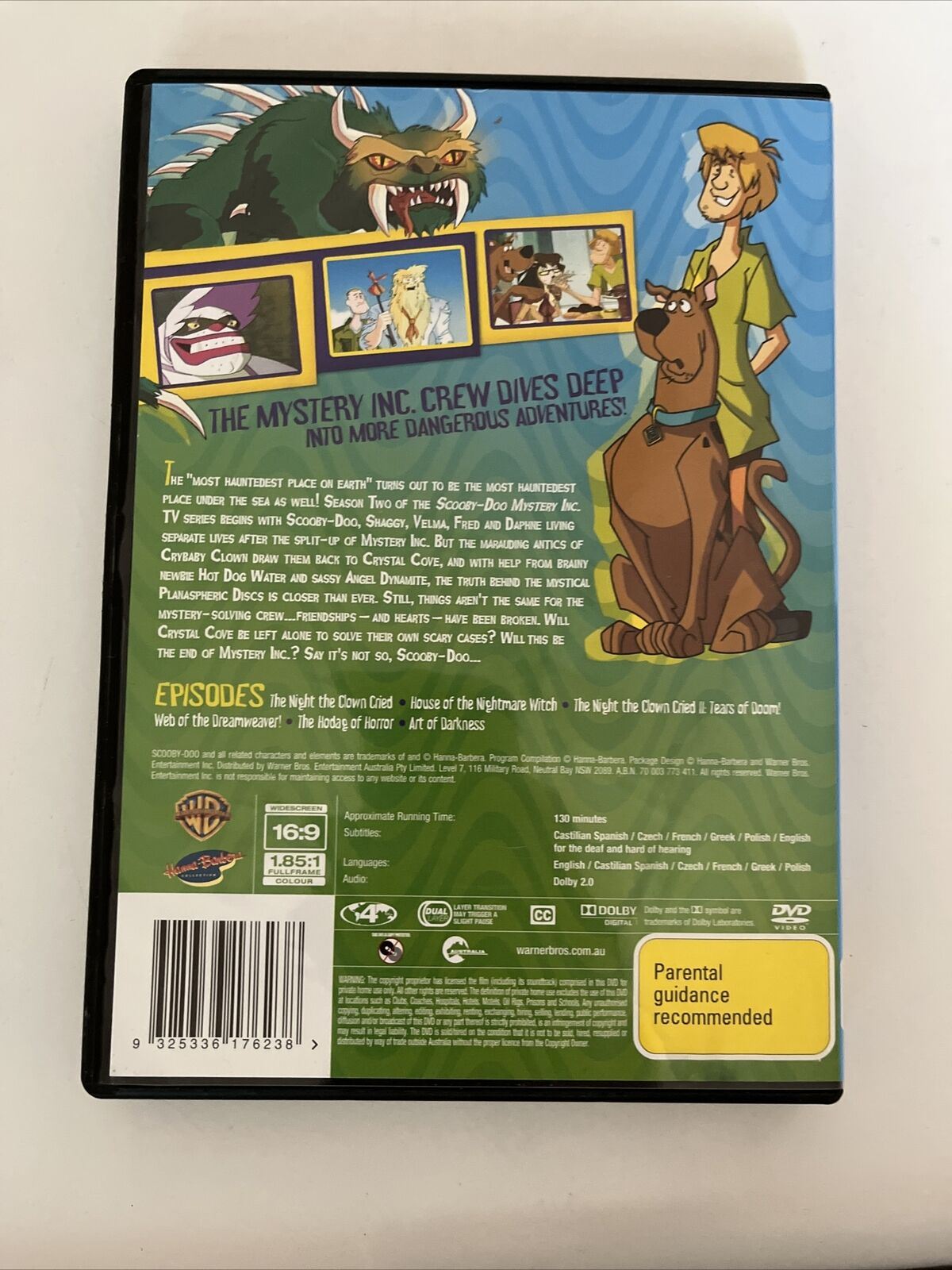 5x Scooby-Doo TV Series DVD Lot. Region 4