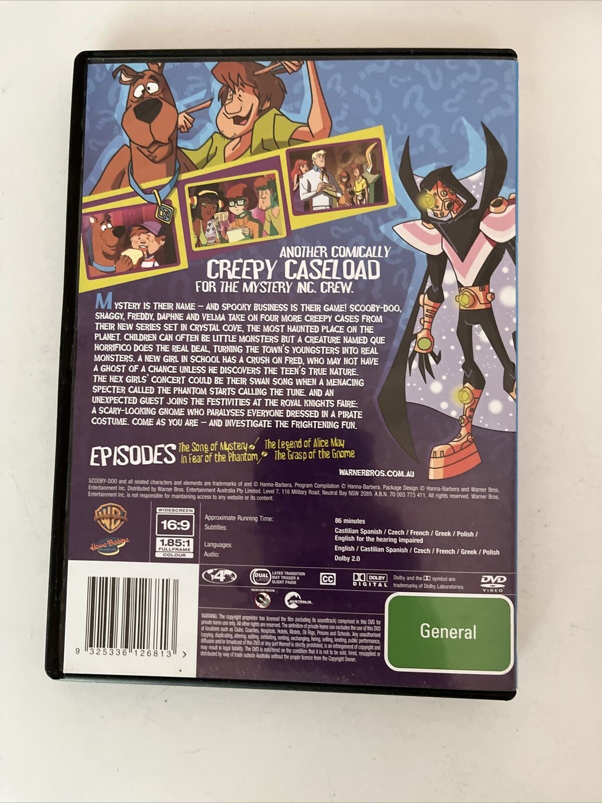 5x Scooby-Doo TV Series DVD Lot. Region 4