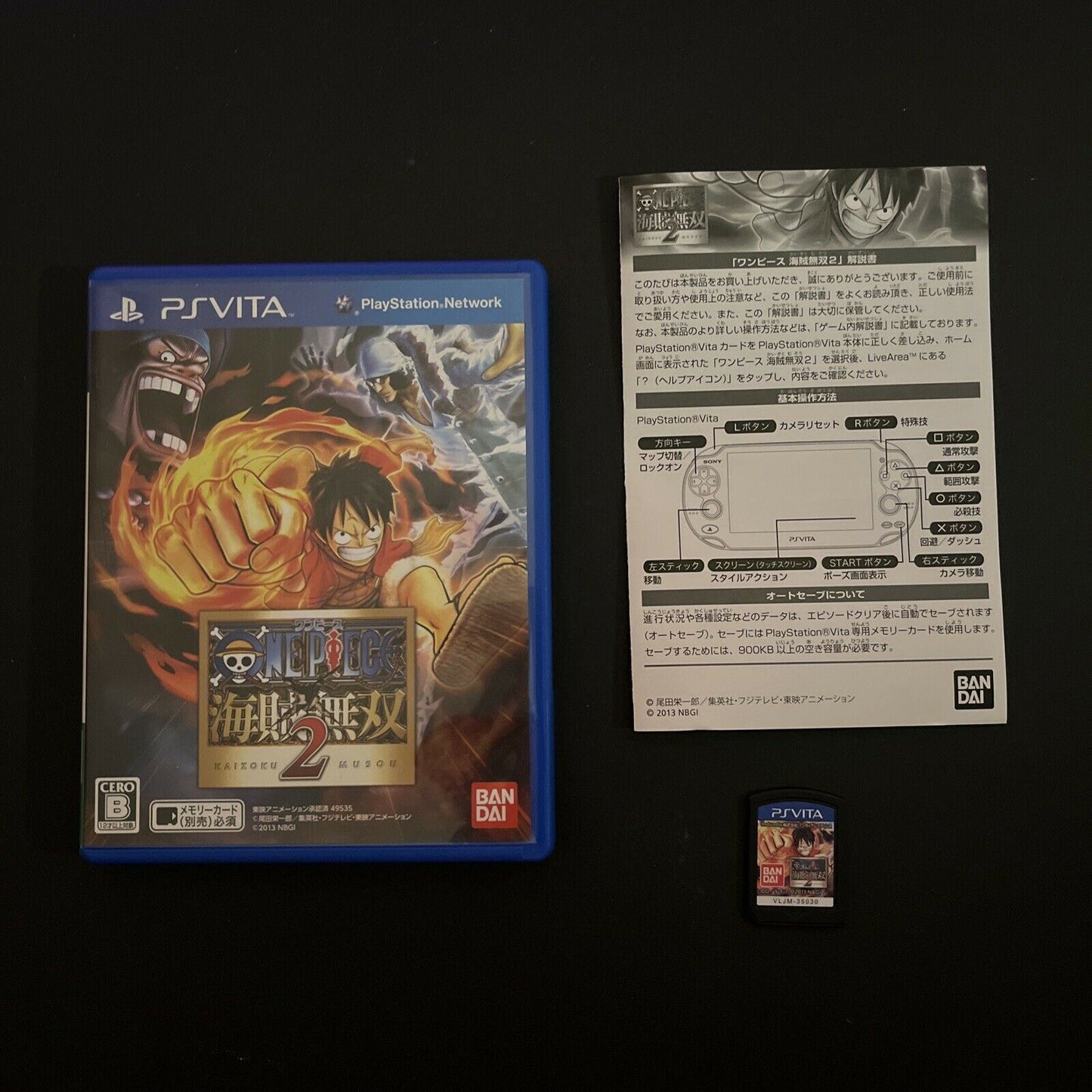 One Piece Pirate Warriors 2 - Sony PS Vita Japan Game