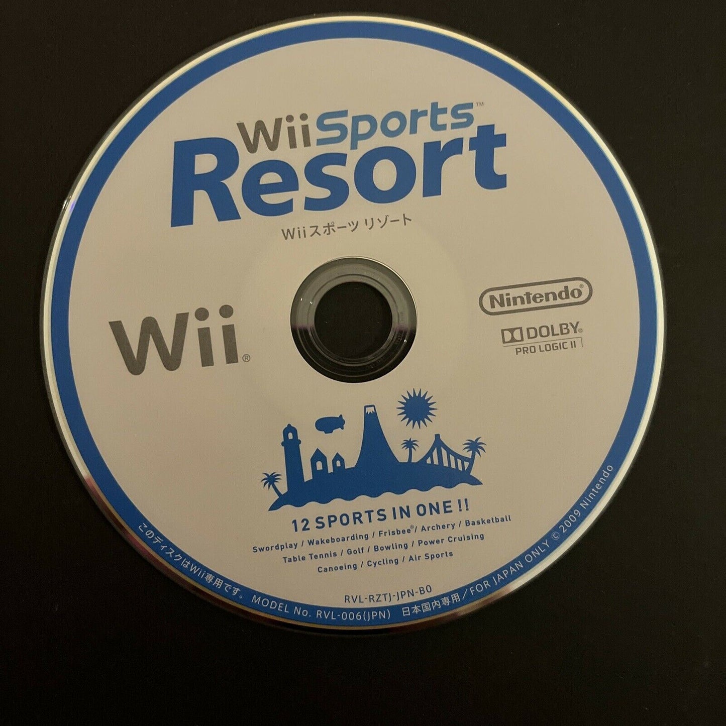 Wii Sport Resort - Nintendo Wii NTSC-J Japan Game Complete with Brochure