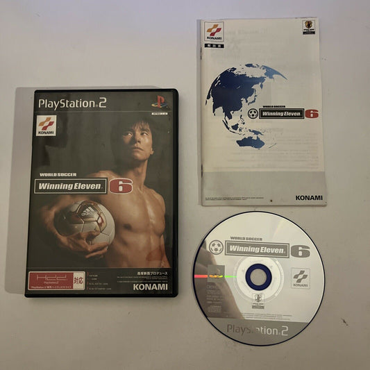 World Soccer Winning Eleven 6 -PlayStation PS2 NTSC-J Japan Soccer Football Game